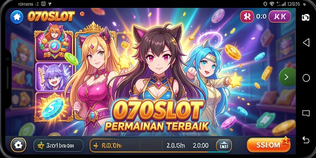 Tampilan gameplay 070SLOT dengan karakter Anime yang menarik.