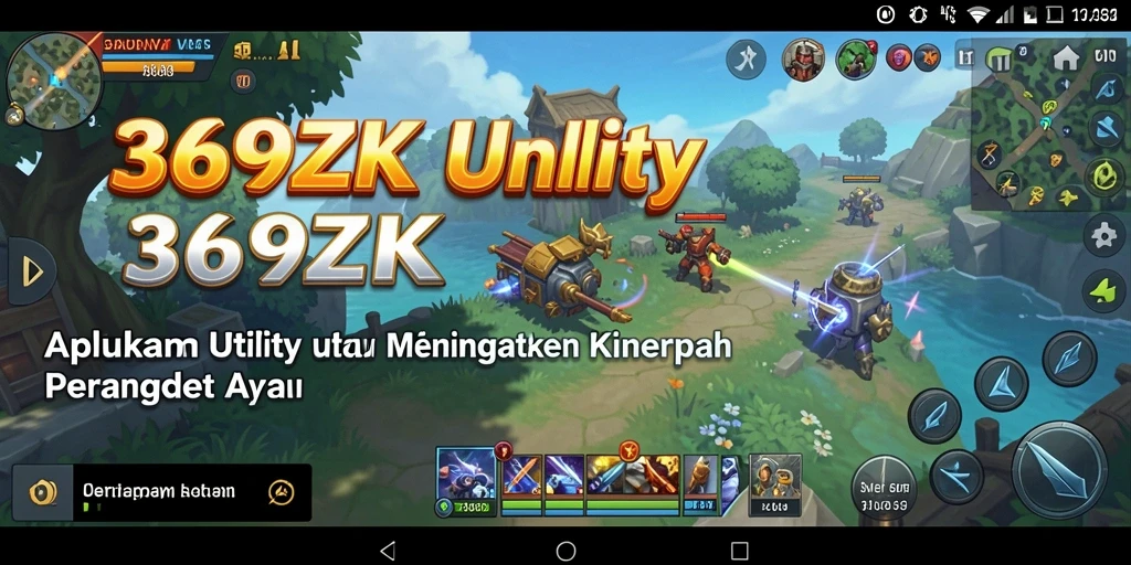 Tampilan antarmuka utama aplikasi 369ZK yang sederhana dan intuitif.