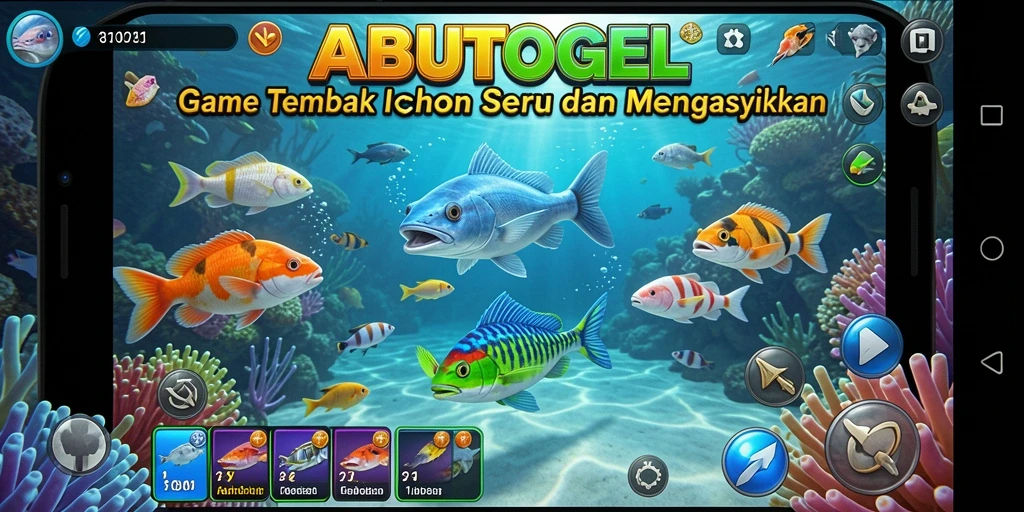Tampilan menakjubkan dari gameplay Tembak Ikan di ABUTOGEL.