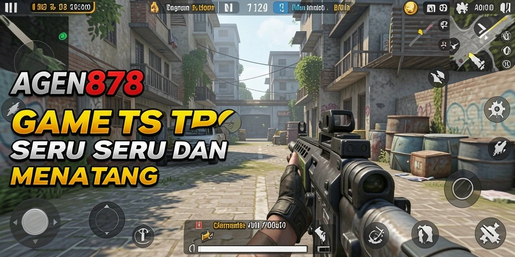 Tampilan aksi mendebarkan dari gameplay AGEN878.