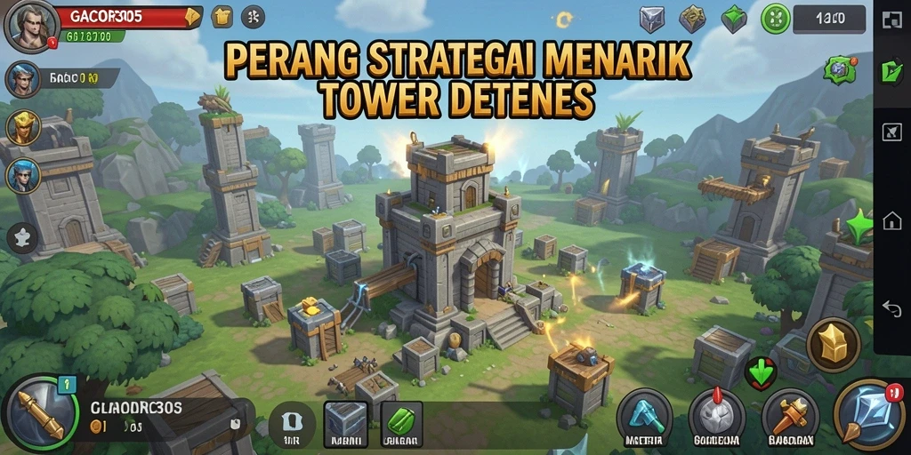 Tangkapan layar gameplay menunjukkan pertempuran mendebarkan dalam GACOR305.