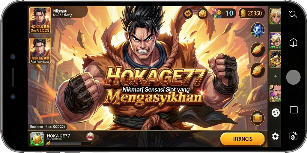 Tampilan gameplay HOKAGE77 yang menghadirkan keseruan Slot.
