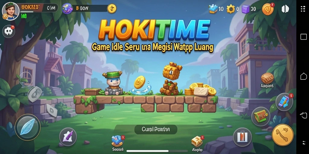 Tampilan menarik dari gameplay HOKITIME yang penuh warna.
