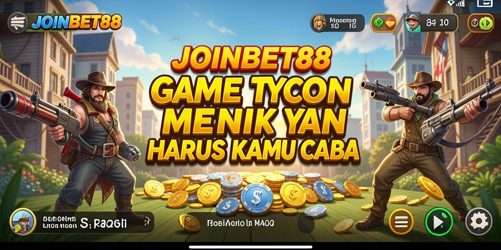 Tangkapan layar gameplay <strong>JOINBET88</strong> yang menampilkan strategi pengelolaan bisnis.