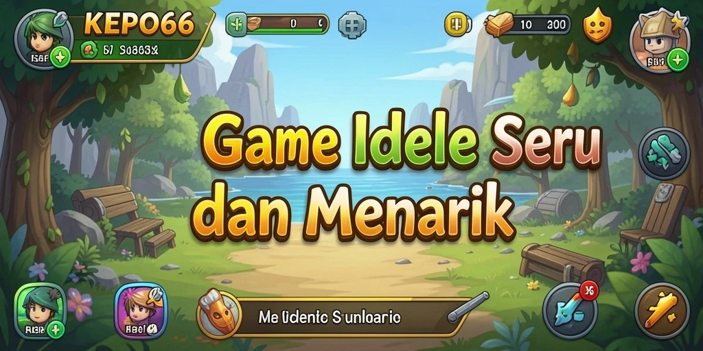 Tampilan gameplay dari KEPO66 menunjukkan keseruan dalam permainan Idle.