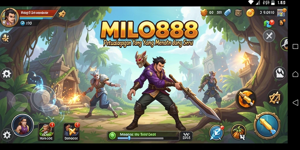 Gameplay seru dalam MILO88 yang penuh petualangan dan tantangan.