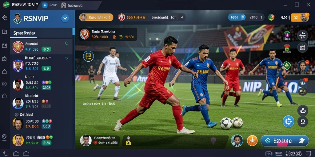 Tampilan gameplay RSNVIP saat bertaruh pada pertandingan olahraga.