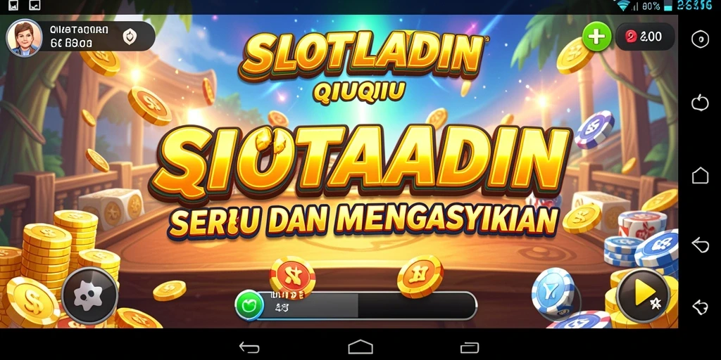 Tampilan gameplay QiuQiu yang menegangkan dan seru.
