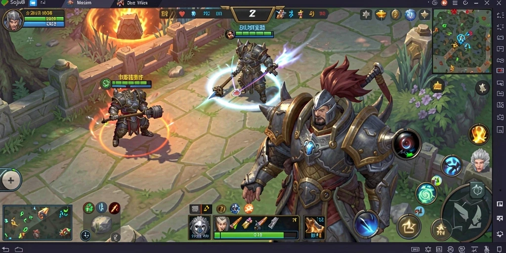Tangkapan layar gameplay SOJU88 dengan pertempuran epik dan strategi mendebarkan.