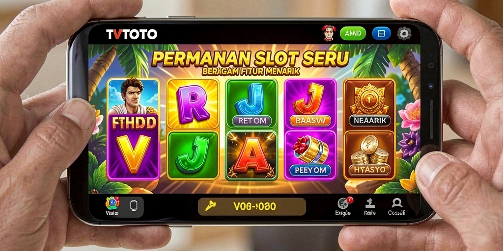 Tampilan dinamis dan menarik dari gameplay Slot TVTOTO.