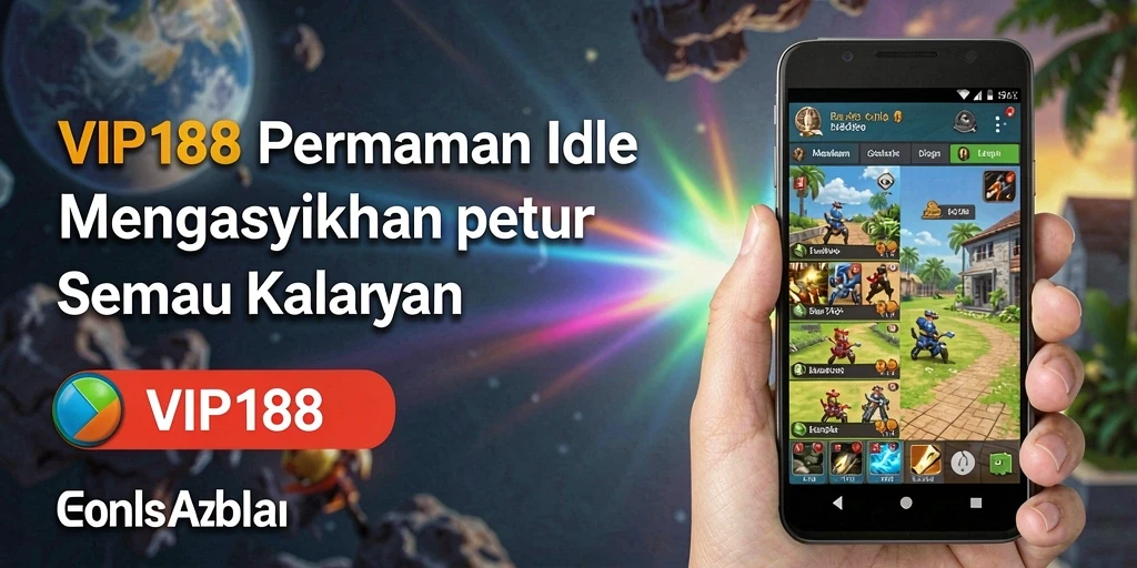 Tangkapan layar gameplay VIP188 yang menunjukkan aksi Idle yang seru.